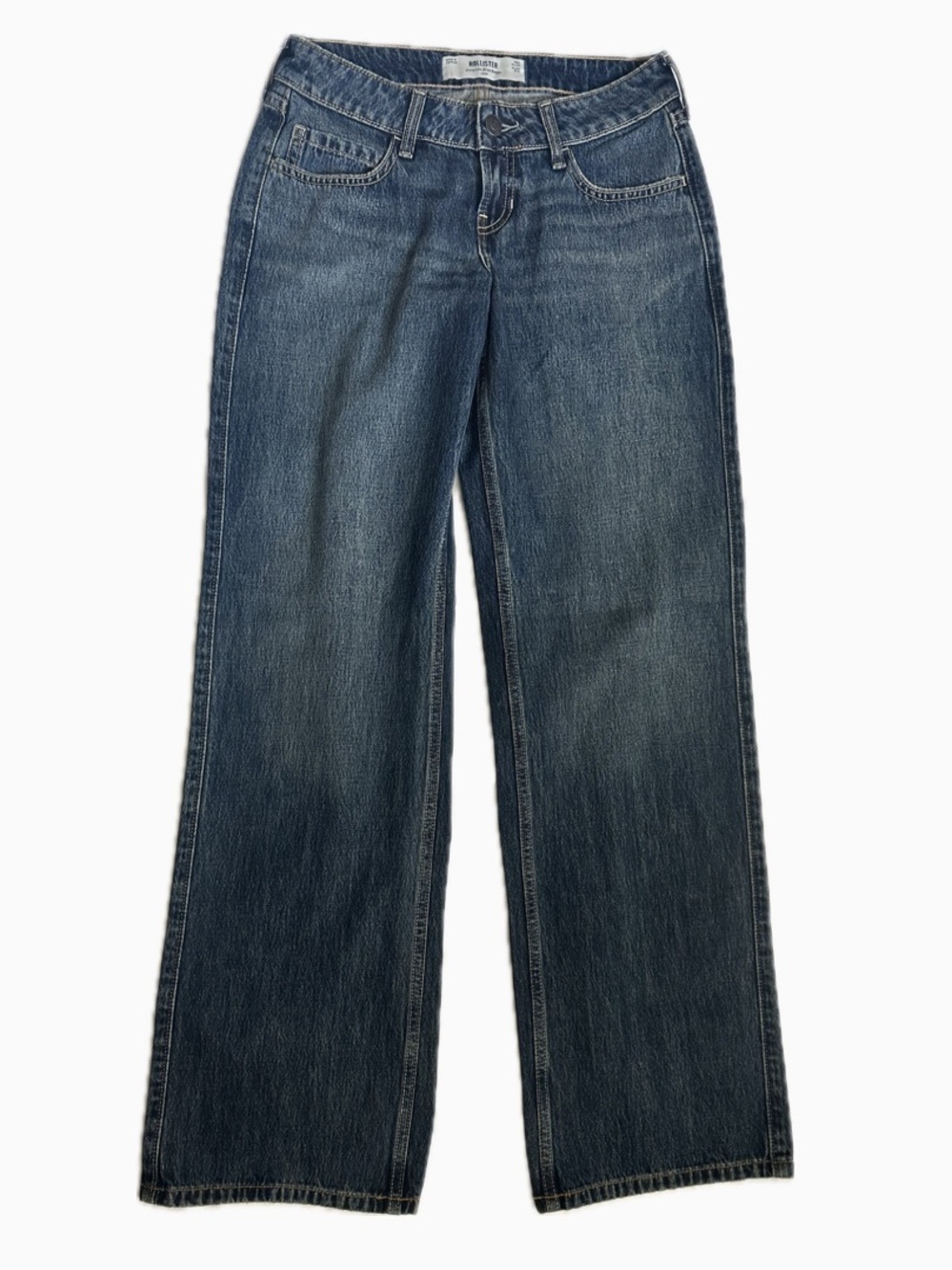 Hollister Women's Ultra Low Rise Wide Leg Jeans